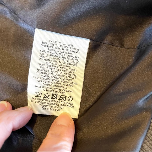 Anthropologie Hei Hei Brown Vegan Leather Jacket - Picture 13 of 13